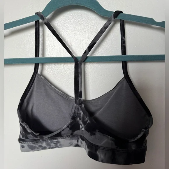 Lululemon Flow Y Bra Nulu Infinity Dye Starlight Asphalt Grey Anchor Black - Picture 5 of 7